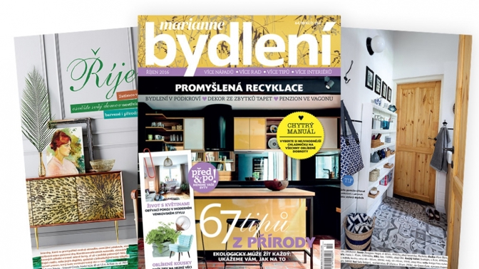 Říjnové číslo Marianne Bydlení je tu! Říjnové číslo Marianne Bydlení je tu!