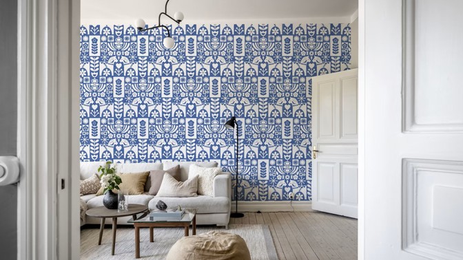 Tradiční švédský lidový design
