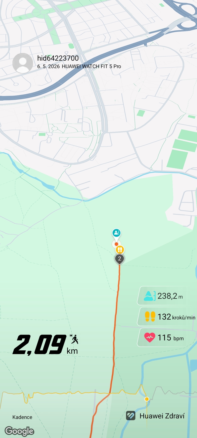 Po procházce si můžete trasu znovu zopakovat v aplikaci. Zjistíte, jakým tempem jste postupovali, kde jste si opravdu mákli a kde to byla pohodinda.