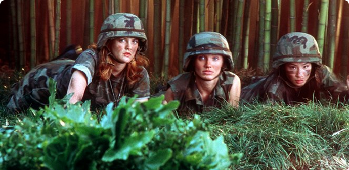 Film stál 93 milionů dolarů. Na snímku Drew Barrymore, Cameron Diaz, Lucy Liu