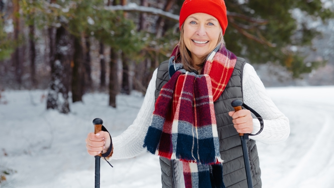 Vydejte se na procházku. Pokud se chcete udržet v tempu, vezměte si hole na Nordic Walking.
Vydejte se na procházku. Pokud se chcete udržet v tempu, vezměte si hole na Nordic Walking.