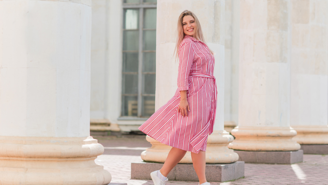 Plus size šaty, sukně a topy 