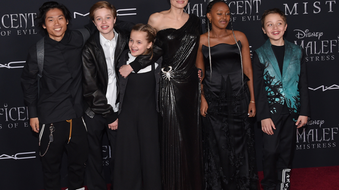 Angelina Jolie s dětmi