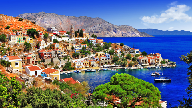 Symi Řecko ostrovy