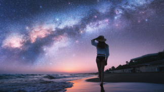 hvězdy, noční obloha, astrologie 