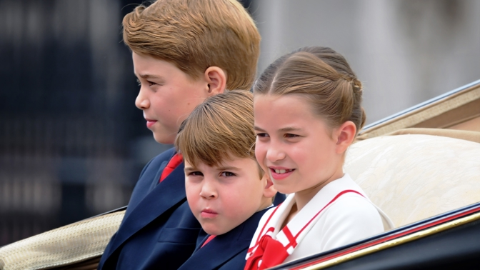 Princové George, Louis a princezna Charlotte

