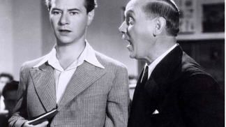 Ladislav Pešek ve filmu Škola základ života z roku 1938. 
