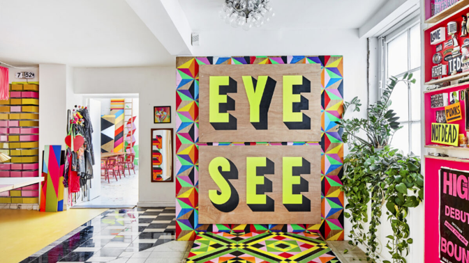 Funky domov londýnské umělkyně Morag Myerscough Funky domov londýnské umělkyně Morag Myerscough
