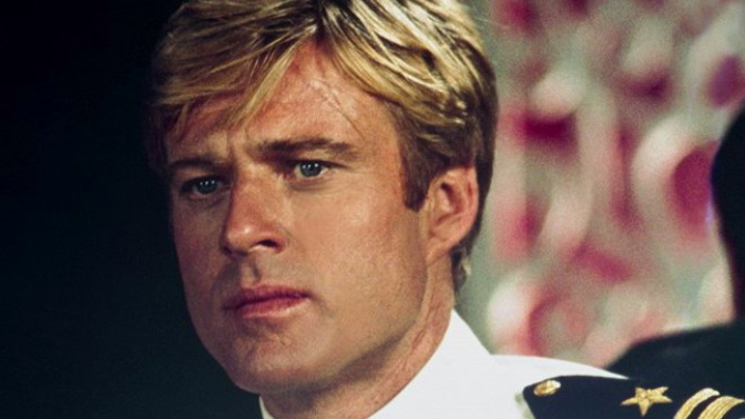 Robert Redford jako Sundance Kid z filmu Butch Cassidy and Sundance Kid z roku 1966, který z něj udělal definitivně mega star.
