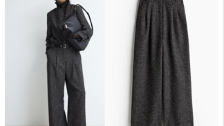 Široké kalhoty, malír, H&M, 839 Kč
