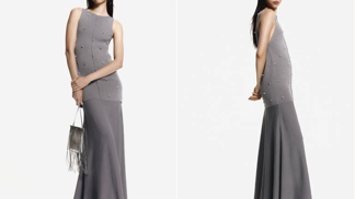 Sukně Flared z jemného úpletu, H&M, 1 069 Kč
