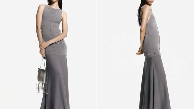 Sukně Flared z jemného úpletu, H&M, 1 069 Kč
