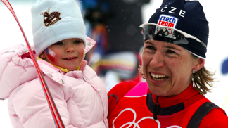 Kateřina na legendárním snímku s dcerou Kačenkou
Kateřina na legendárním snímku s dcerou Kačenkou