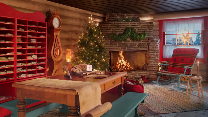 V Laponsku, nedaleko hlavního města Rovaniemi, se nachází vesnice Santa Clause, která nabízí celoroční atrakce pro rodiny, ale nejkouzelnější je samozřejmě během adventu. Pojďte se s námi do jednoho ze srubů, ve kterém je možné se ubytovat a stát se na chvilku pravým vánočním elfem. 
