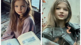 Alina Yakupova ve 4 a v 11 letech

