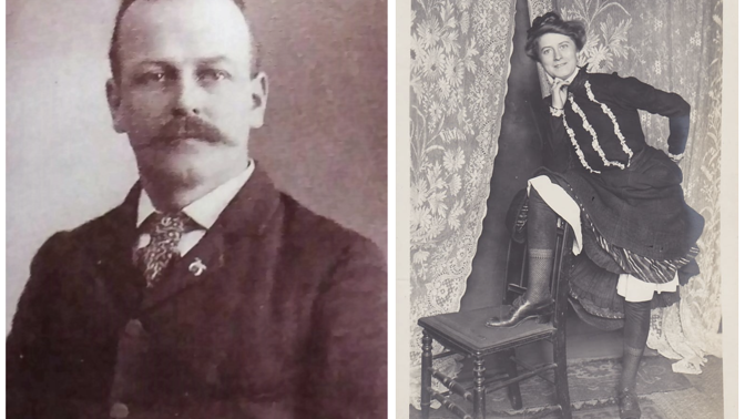 William I. Goldman (vlevo) byl americký reklamní fotograf, jehož fotografie z nevěstinců vzbudily světový zájem
