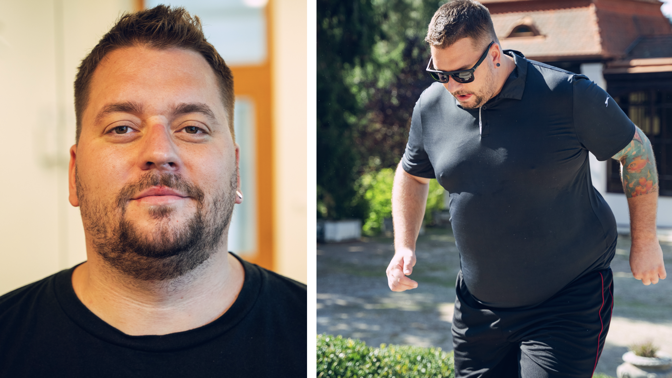 Libor "Borek" Kovačka se snaží zhubnout z "váhy jatečního prasete"
