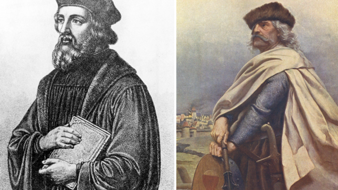 Mistr Jan Hus a Jan Žižka - mohli se setkat a pohovořit?
