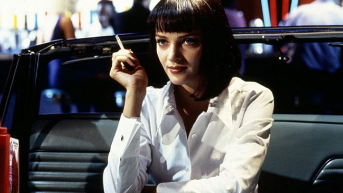 Uma Thurman ve filmu Pulp Fiction
