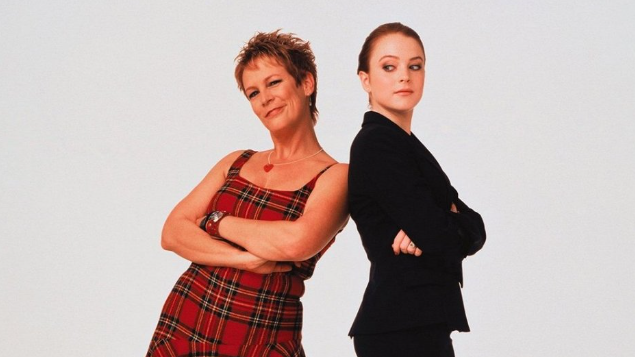 Lindsay Lohan a Jamie Lee Curtis Mezi námi děvčaty.