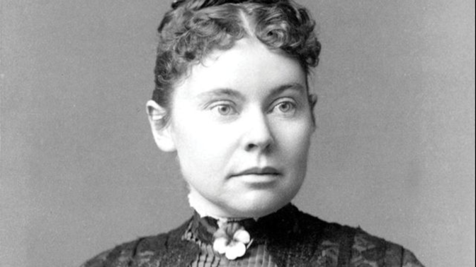 Lizzie Bordenová - její portrét 
