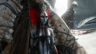 Oona Chaplin ve filmu Avatar: Oheň a popel. Oona Chaplin ve filmu Avatar: Oheň a popel.