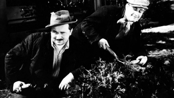 Jan Werich a Jiří Voskovec ve filmu Hej-rup!