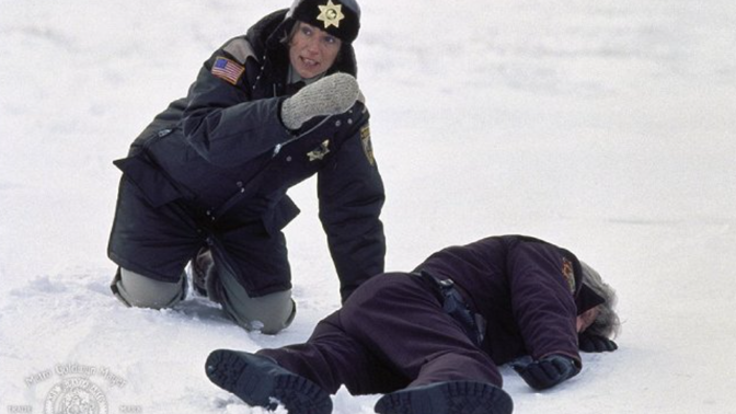 Frances McDormand ve snímku Fargo.