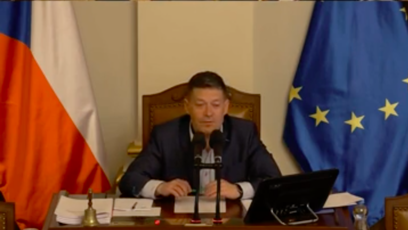 FOTO: Patrik Nacher se následně snažil uklidnit vypjatou atmosféru.
