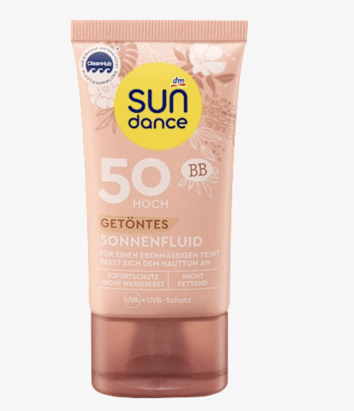 SUNDANCE fluid na opalování tónovací OF50 lze využít nejen jako ochranu před sluncem, ale i jako BB krém jehož tón se přizpůsobí vašemu odstínu pleti. Receptura tohoto tónovacího BB fluidu je veganská, fluid nemastí a není voděodolný. UVA/UVB ochranný systém zároveň chrání pokožku před spálením. 169 Kč