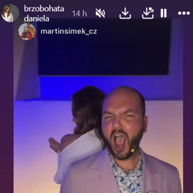 Daniela Brzobohatá pařila s Martinem Šimkem. 