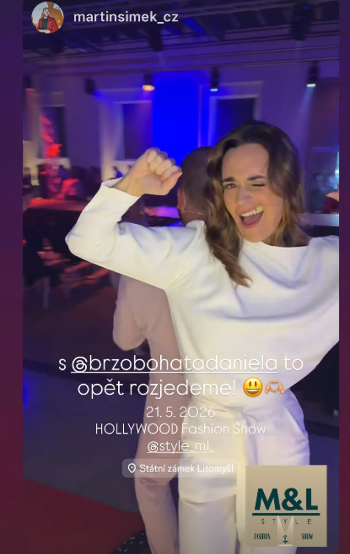 Daniela Brzobohatá zapařila na akci M&L Style.