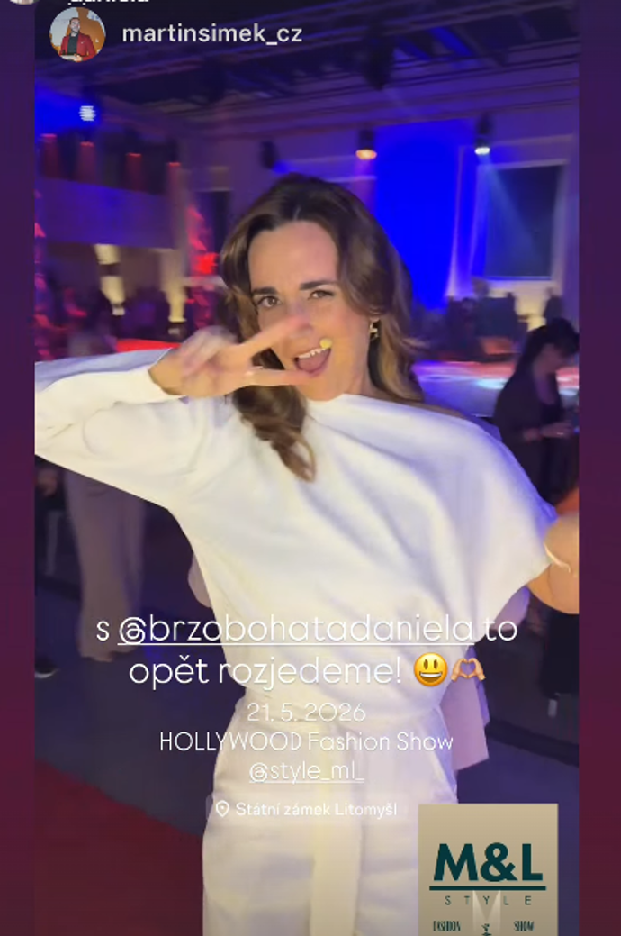 Daniela Brzobohatá to pořádně rozjela.