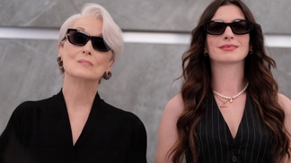 Meryl Streep Anne Hathaway Ďábel nosí Pradu 2 film Miranda Priestly Andy Sachs Meryl Streep Anne Hathaway Ďábel nosí Pradu 2 film Miranda Priestly Andy Sachs