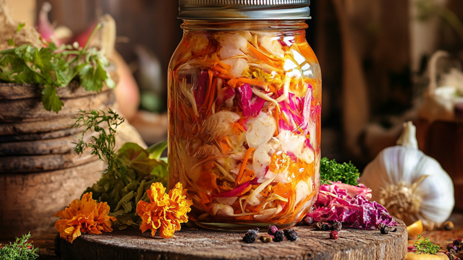 Zelenina

Zelenina obecně dodává tělu nejen dostatek vitamínů, ale i vlákniny, která je důležitá pro pocit nasycení, ale podporuje i proces trávení. Pokud si dopřejete zeleninu ve fermentovaném stavu, podpoříte tím i svůj střevní mikrobiom a tedy i imunitní systém.
