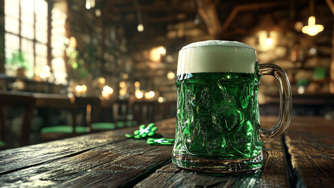 Zelené pivo v Česku: Na počest svatého Patrika také, na Zelený čtvrtek ale podstatně víc!