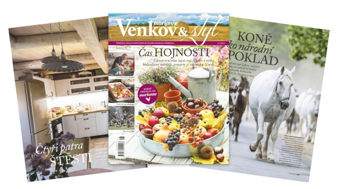 Zářijový Venkov & styl právě v prodeji Zářijový Venkov & styl právě v prodeji