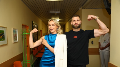 FOTO: Oba ukázali vypracované bicepsy.