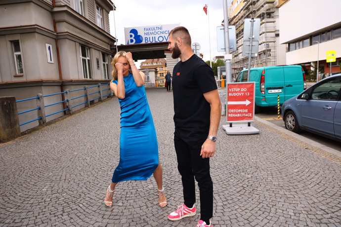 Míša Tomanová si zkusila sparing.
