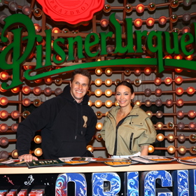 Agáta Hanychová si spolu s manželem užila akci Pilsner Urquell.
