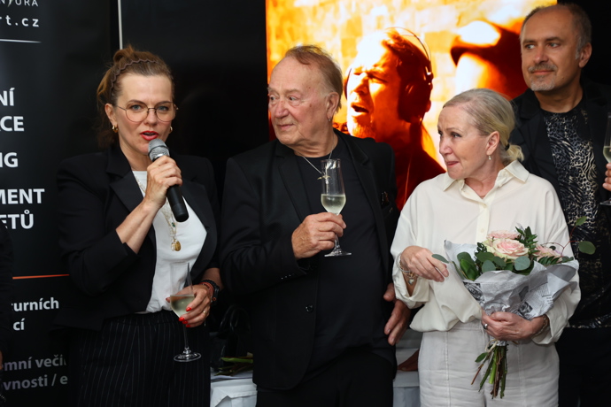 Marta Jandová křest moderovala.