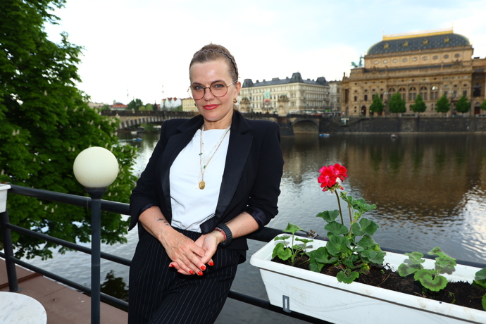 Zpěvačka Marta Jandová.
