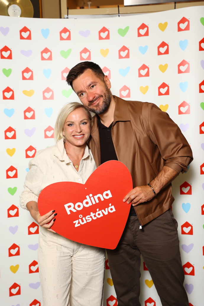 Martina Pártlová a Marek Ztracený na akci od Nadačního fondu Ronalda McDonalda.