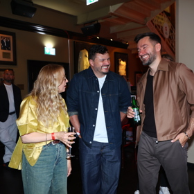 Roman Staša se na akci nadačního fondu Dům Ronalda Mcdonalda skvěle bavil.
