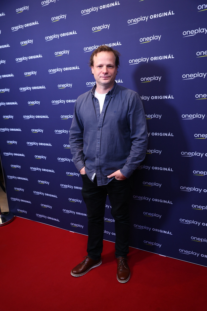 Kryštof Hádek na premiéře.