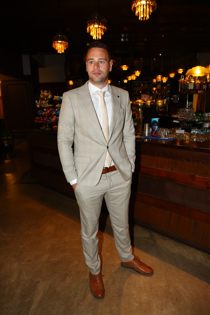 Dominik Mony na premiéře minisérie Monyová.