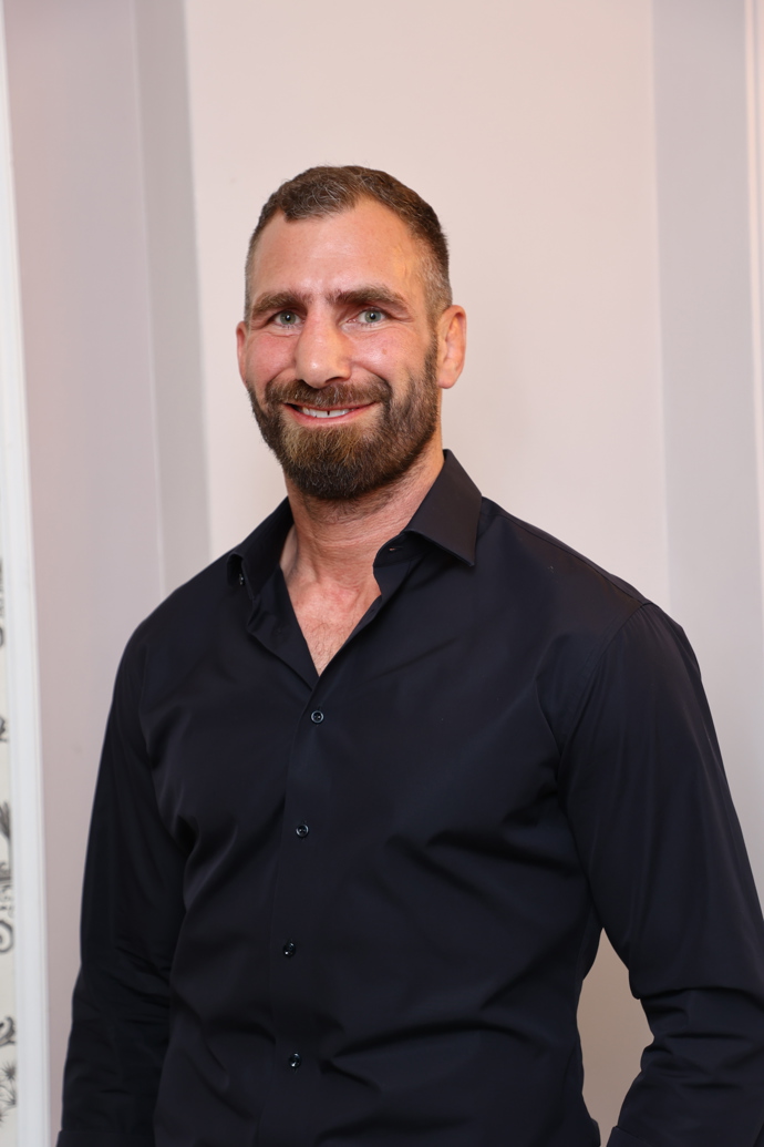 Zápasník André Reinders.