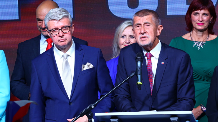 Andrej Babiš s místopředsedou Karla Havlíčka.