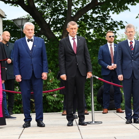 Nechyběl ani premiér Andrej Babiš.