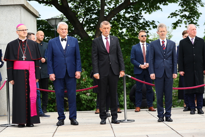 Nechyběl ani premiér Andrej Babiš.